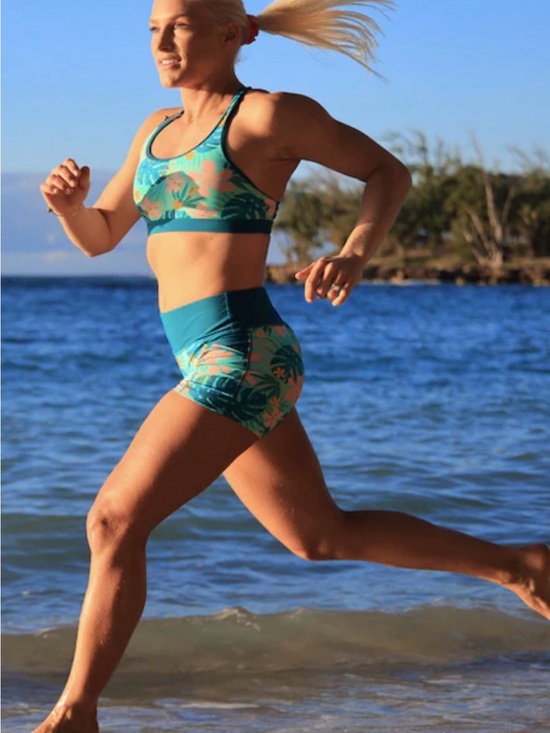 Body Glove Other - Body Glove SET Splash Shorts and Equalizer Bra Flor Nove/Sea Mist Size L NWT